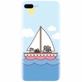 Husa silicon pentru Apple Iphone 7 Plus, Happy Sailors