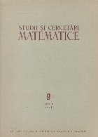Studii si cercetari matematice, nr. 9, Tomul 24/1972 foto