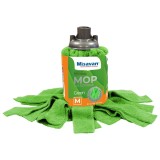 Rezerva mop microfibra Misavan, marimea M, verde
