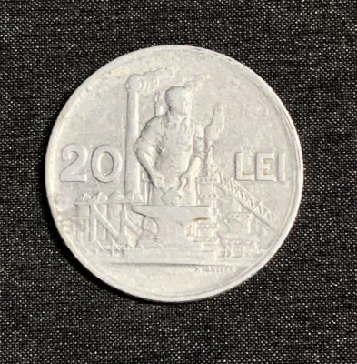 Moneda 20 lei 1951 RPR aluminiu foto