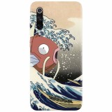 Husa silicon pentru Xiaomi Mi 9, Great Wave Fish