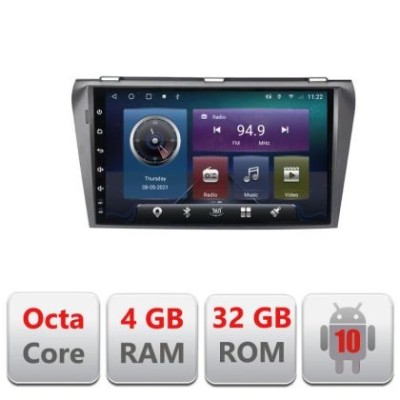 Navigatie Mazda 3 2004-2009 C-161 Octa Core cu Android Radio Bluetooth Internet GPS WIFI 4+32GB CarStore Technology foto