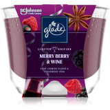 GLADE Merry Berry &amp; Wine lum&acirc;nare parfumată 224 g