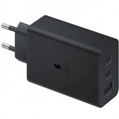 Incarcator retea Samsung EP-T6530NBEGEU 2xUSB-C 1xUSB-A 65W negru foto