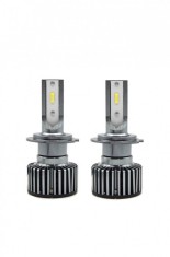 Set 2 leduri hb4 mini 80w - 9000lm alb 6000k -compatibil 9006 hb4 foto