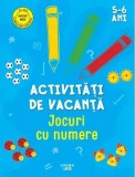 Cumpara ieftin Activitati de vacanta. Jocuri cu numere. 5-6 ani/***