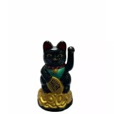 Cumpara ieftin Pisica Maneki Neko Neagra 11cm - INV1300