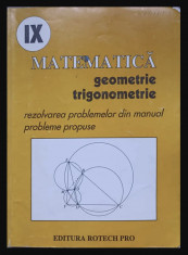 Geometrie, trigonometrie clasa a IX-a E. Dumitrascu, I. Dascalu, Ilie Gatu foto