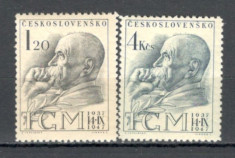 Cehoslovacia.1947 10 ani moarte Th.Masaryk-presedinte XC.180 foto