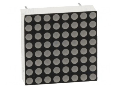 Afişaj LED matrice 8x8 albastru 20x20mm foto