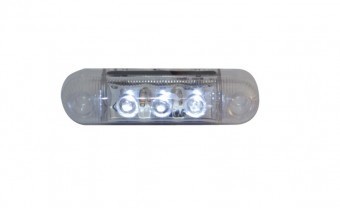 Lampa gabarit 3 LED-uri alb YP-100-B foto