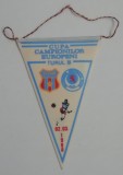 D9 138 - fanion - sport - fotbal - Steaua Bucuresti - Rangers footbal club - CCE 2 martie 1988