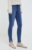 Levi&#039;s jeansi 720 SUPER SKINNY femei, culoarea albastru marin