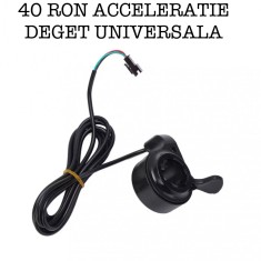 Maneta acceleratie simpla pentru trotineta electrica scouter scuter foto