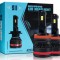 Set 2 LED-uri Auto H8 / H11 AutoREY&reg; Premium, 55w/bec , 20000 Lumeni, 6500K, AUTO, 12-24 Volti, CSP, Canbus, fara eroare de bec ars, Miez Cupru, Radia