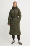 Didriksons geaca KLEO femei, culoarea verde, de iarna, 505404