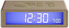 Ceas cu Alarma - Flip Clock - Soft Gold | Lexon foto