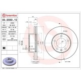 Set disc frana Nissan Interstar Box (X70) 04.02-, Interstar Bus (X70) 04.02-, Interstar (X70) 08.03-; Opel Movano A Box (X70) 01.99-, Movano A Bus (X, BREMBO
