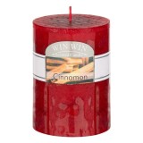 Lumanare Parfumata Bordo cu Aroma de Scortisoara &Oslash;6.8x9.5cm