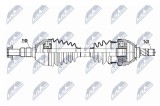 Planetara Opel Vectra C 1.6, 1.8 2002-, Signum 1.8 2003-; Fiat Croma 1.8 2005-; partea dreapta, cutie viteze manuala; 24451256; NTY, aftermarket