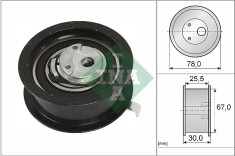INA 531 0251 30 rola intinzator,curea distributie
