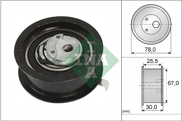 INA 531 0251 30 rola intinzator,curea distributie