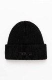 Iceberg caciula de lana culoarea negru, de lana, din tricot gros, 30&nbsp;437&nbsp;079