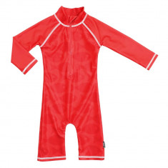 Costum de baie Fish Red marime 62- 68 protectie UV Swimpy for Your BabyKids foto