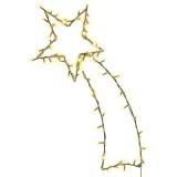 Cumpara ieftin Lumini Craciun Silueta stea cazatoare 80 LED-uri alb cald