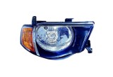 Far MITSUBISHI L200, 12.2005-04.2010, partea dreapta, H4; manual; halogen, cabina lunga,
