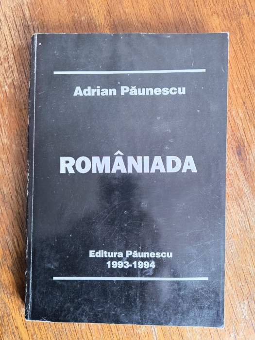 Romaniada - Adrian Paunescu, autograf / R2P5S