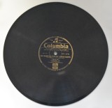 Zavaidoc Th. - Car frumos cu patru boi (icoana scumpa) / Copil, strain - disc ebonita patefon/gramofon Columbia