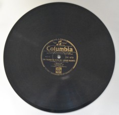 Zavaidoc Th. - Car frumos cu patru boi (icoana scumpa) / Copil, strain - disc ebonita patefon/gramofon Columbia