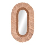 Cumpara ieftin Oglinda Nabore din abaca culoare naturala 55x96x4 cm