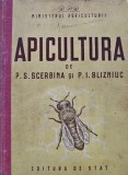 Carte Apicultura 1950 Editura de Stat P. I. Blizniuc P. S. Scerbina Coperta Cartonata Stiinte Tehnica Agricultura Veche