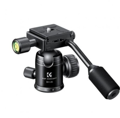 Cap Trepied Ball Head 26mm 360&amp;deg; Metal K&amp;amp;F Concept KF31.049 cu Bubble Level foto