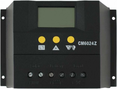 Regulator Controler Solar PWM 60A, 12V24V Si LCD foto