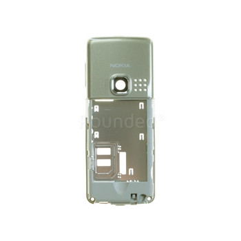 Nokia 6300 Middlecover All Gold foto