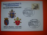 HOPCT PLIC S NR 580 PAPA IOAN PAUL II IN BISTUM ESSEN 1987 GERMANIA -