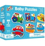 Cumpara ieftin Baby Puzzle - Set 6 puzzle-uri Transport, 2 piese