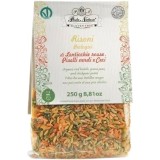 Paste Risoni Tricolore cu Mazare, Linte si Naut Ecologice/Bio 250g