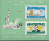 PANAMA, KENNEDY SPACE - BLOC + SERIE COMPLETĂ MNH (2 FOTO), Nestampilat