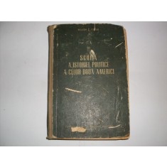 Schita A Istoriei Politice A Celor Doua Americi - William Z.foster , 20848