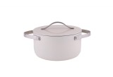 Oala Zilan ZLN0866 din 5 straturi de material, 20 cm diametru, capacitate 2.7l, Otel inoxidabil, Manere nituite