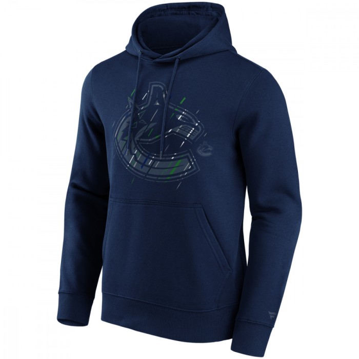 Vancouver Canucks hanorac de bărbați cu glugă Etch Hoodie navy - S