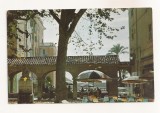 FA86 -Carte Postala- FRANTA - Menton, La Place aux Herbes, circulata, Fotografie