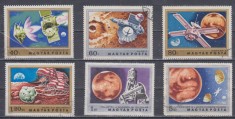 A12 S4 7 - Timbre foarte vechi - Ungaria - cosmos - statii spatiale