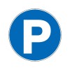 Semn parcare, autoadeziv, 256mm