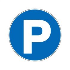 Semn parcare, autoadeziv, 256mm