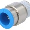 Conector push-in simplu, cauciuc NBR